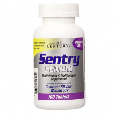21st Century, Sentry Senior, мультивитаминные и Мультиминеральные добавки, женские 50+, 100 таблеток