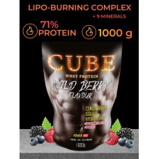 CUBE Whey Protein + синефрин со вкусом Лесные ягоды