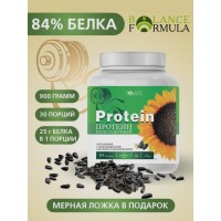 Подсолнечный протеин Balance Formula растительный веганский/для набора мышечной массы и похудения без добавок/без сахара 900 г