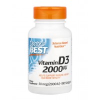 Vitamin D3, 50 mcg (2,000 IU), 180 Softgels